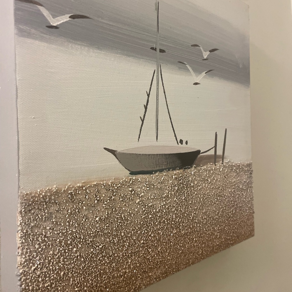 Beach sailboat picture